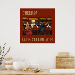 PÓSTER AIREDALE TERRIER & AMIGOS