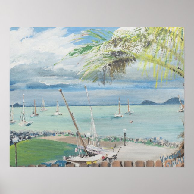 Póster Airlie Beach Australia. 1998 (Frente)