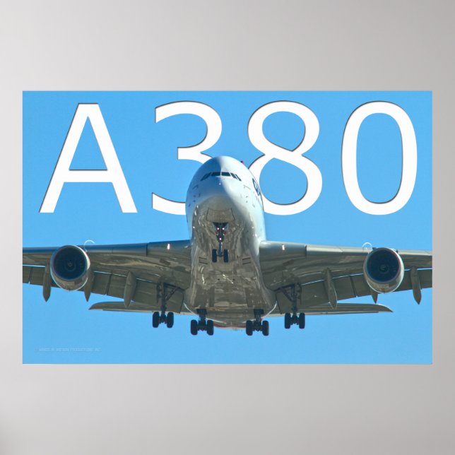 PÓSTER AIRLINER A380 (Frente)