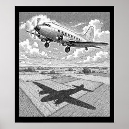 Póster airplane
