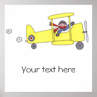 Póster Airplane Pilot