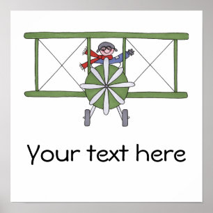 Póster Airplane Pilot