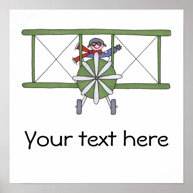 Póster Airplane Pilot (Frente)