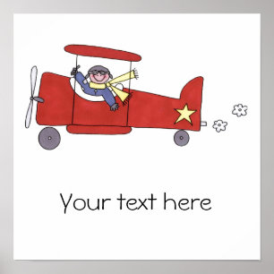 Póster Airplane Pilot
