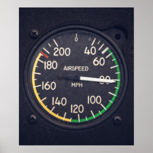 Póster Airspeed Gauge