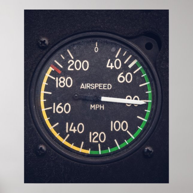 Póster Airspeed Gauge (Frente)