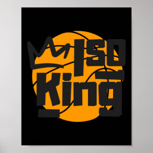 Póster Aislamiento de baloncesto programa Rey Un Hombre