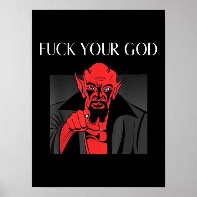 Póster Aist Goat Satan Baphomet GIft (Frente)
