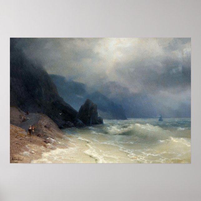 Póster Aivazovsky - Costa del Mar (Frente)