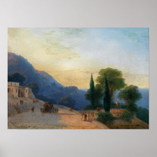 Póster Aivazovsky - Día de verano en Crimea