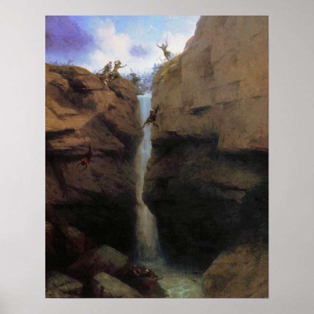 Póster Aivazovsky - Enfrentar A Soldados Con Muridos En G (Frente)