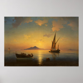 Póster Aivazovsky - Golfo De Nápoles