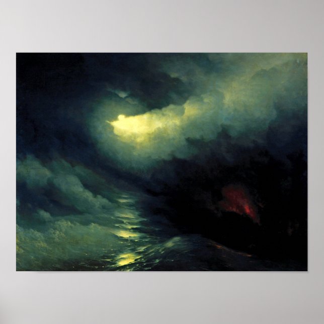Póster Aivazovsky - La creación del mundo (Frente)