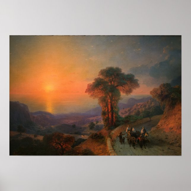 Póster Aivazovsky - Paisaje (Frente)
