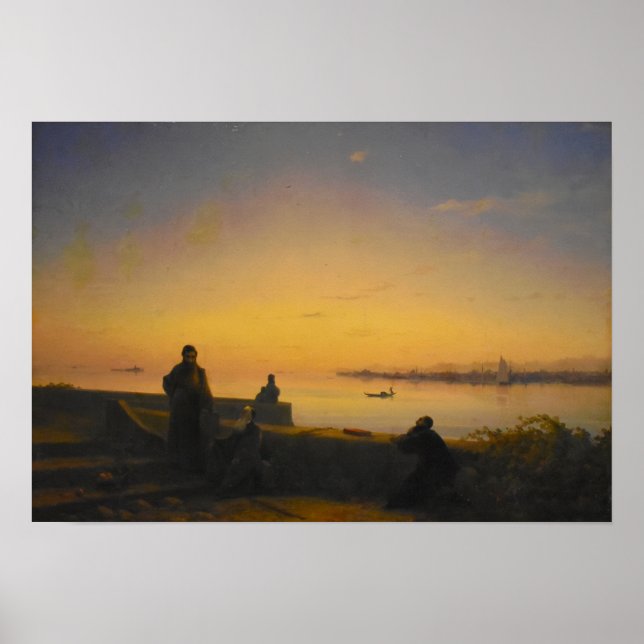 Póster Aivazovsky - San Lazzaro (Frente)