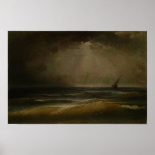 Póster Aivazovsky - Tormenta 1880