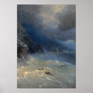 Póster Aivazovsky - Tormenta 1899