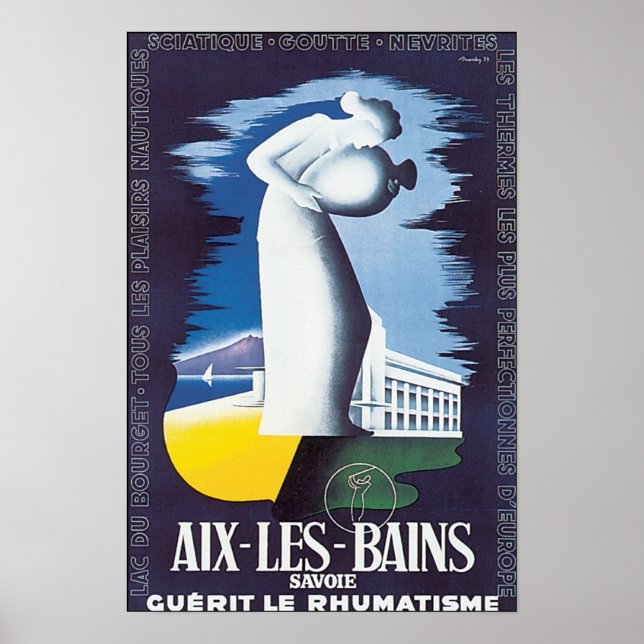 Póster Aix Les Bains Savoie (Frente)