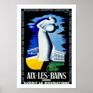 Póster Aix Les Bains ~ Savoie
