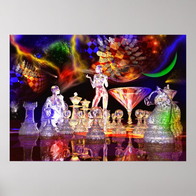 Póster Ajedrez de hielo de Lenny (Frente)