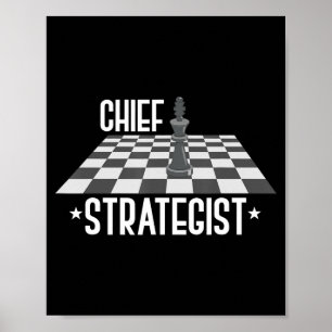 Póster Ajedrez Estratégico Principal Siempre Gané Este