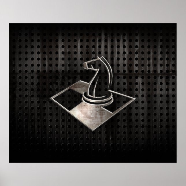 Póster Ajedrez; Guay Black (Frente)