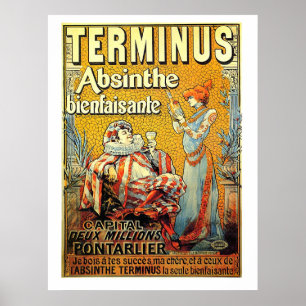 Póster Ajenjo del término