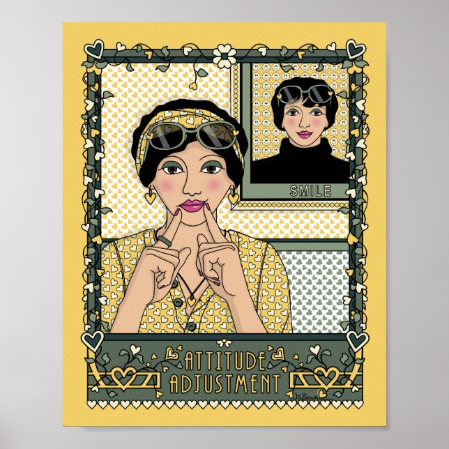 Póster Ajuste de Actitud_C_Póster de 8x10 (Frente)