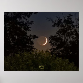 Póster Ajuste de la luna creciente