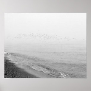 Póster Ajuste de la niebla y de la lluvia adentro a lo