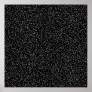 Póster Ajuste de regalo de Purpurina negro