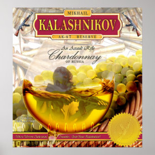 Póster AK-47 Chardonno