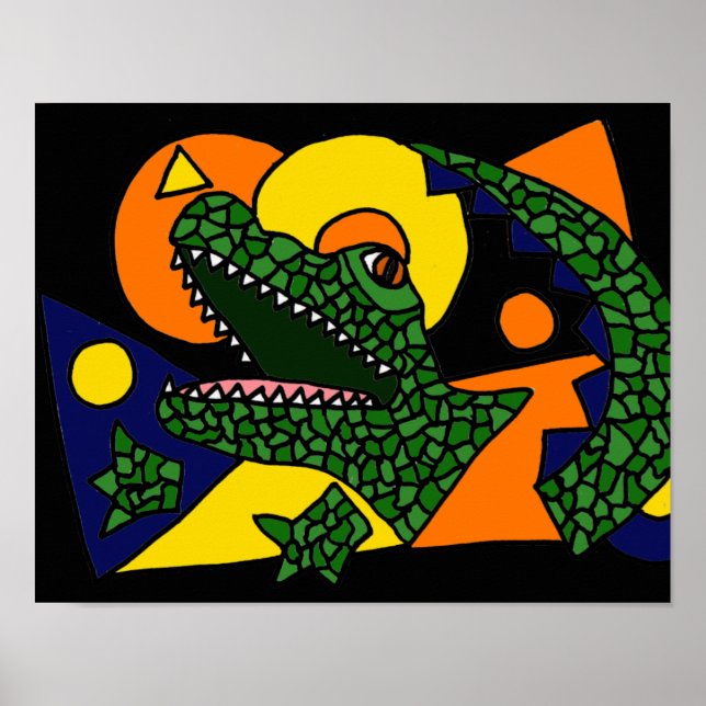 Póster AK-Gator Art Poster (Frente)