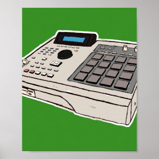 PÓSTER AKAI MPC 2000