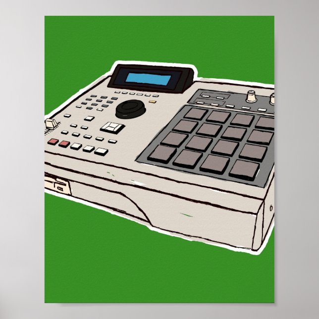 PÓSTER AKAI MPC 2000 (Frente)