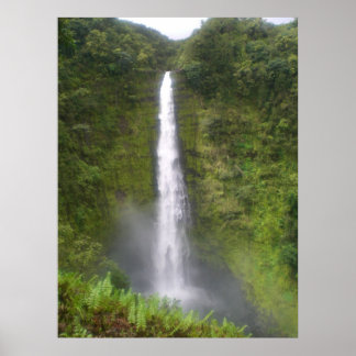 Póster Akaka cae en Hilo, Hawaii