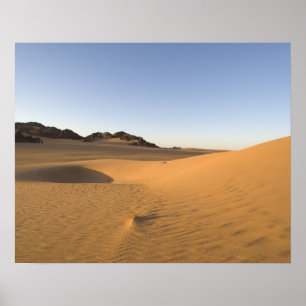 Póster Akakus, desierto del Sahara, Fezzan, Libia.
