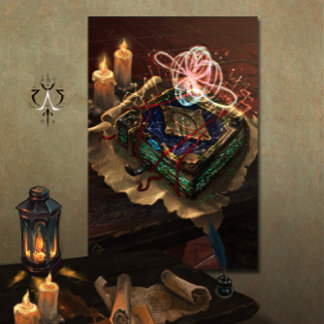 Póster Akasha Codex - mystical esoteric fantasy art