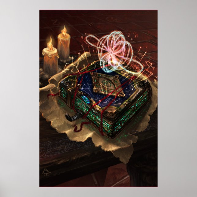 Póster Akasha Codex - mystical esoteric fantasy art (Frente)