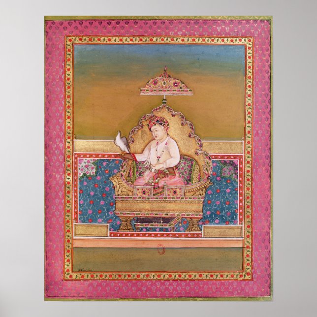 Póster Akbar de un álbum de retratos (Frente)