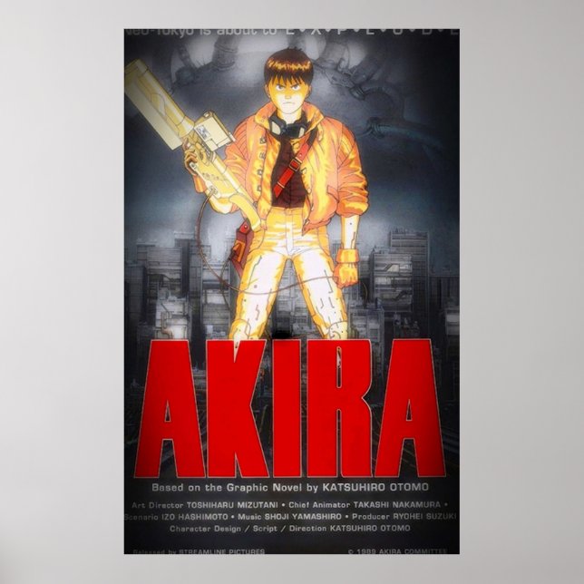 Póster Akira Movie Dark (Frente)