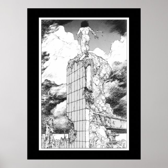 Póster Akira Shima Tetsuo Manga (Frente)