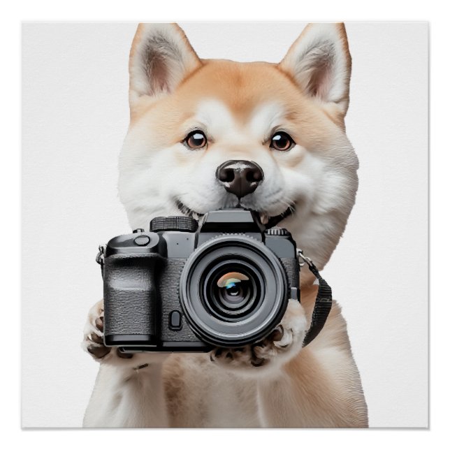 Póster Akita (Anverso)