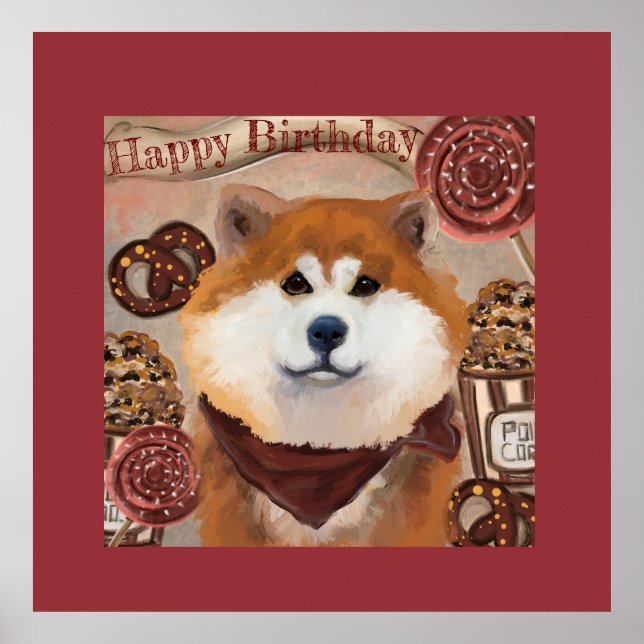 PÓSTER AKITA (Frente)