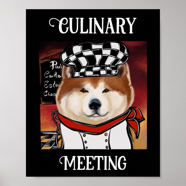 PÓSTER AKITA        (Frente)