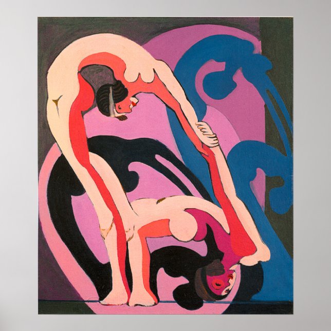 Póster Akrobatenpaar Plastik (Frente)