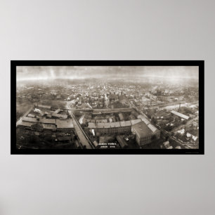 Póster Akron Works Ohio Photo 1907
