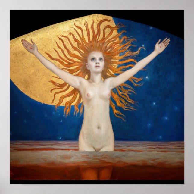 Póster Akseli Gallen-Kallela - Ad Astra (Frente)