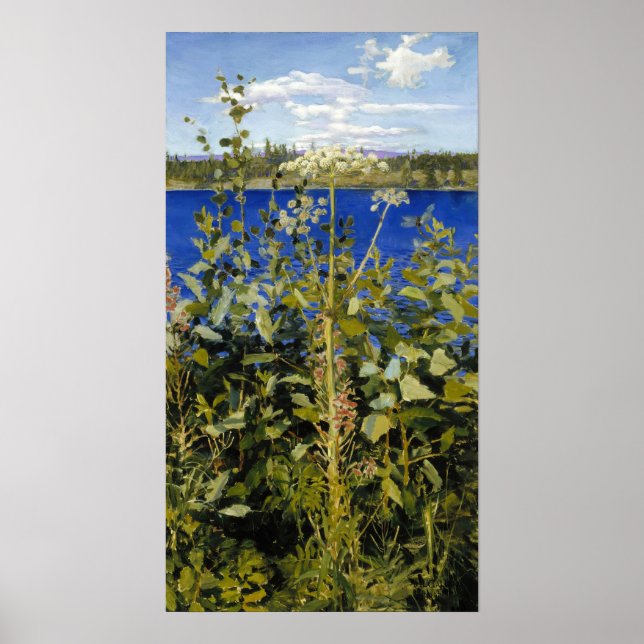 Póster Akseli Gallen-Kallela - Angelica salvaje (Frente)