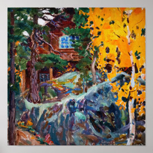 Póster Akseli Gallen-Kallela - Kalela en Otoño